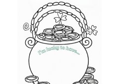 'I'm Lucky To Have...' colouring sheet (St. Patrick's Day)