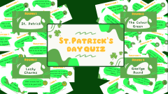 St. Patrick's Day Quiz PowerPoint (With Quiz Answer Sheet Template & Quiz Answers)