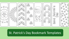 St. Patrick's Day Bookmark Templates