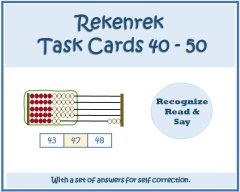 Rekenrek Identify the number 40 - 50