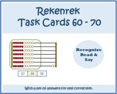 Rekenrek Identify the number 60 - 70
