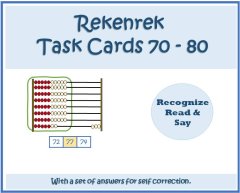 Rekenrek Identify the number 70 - 80