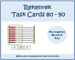 Rekenrek Identify the number 80 - 90