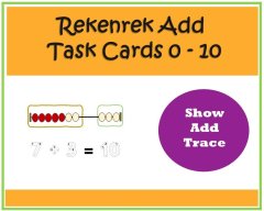 Rekenrek Addition 10 to 20 using bonds to 10