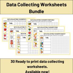 Data Collecting Worksheets Bundle