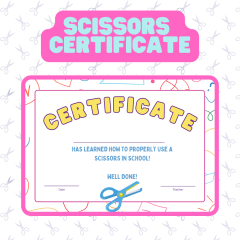 Scissors Certificate
