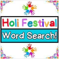 Holi Festival - Word Search!