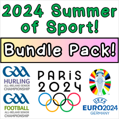 Paris Summer Olympics 2024 / UEFA Euro 2024 / GAA All-Ireland Championship 2024 Bundle Pack!