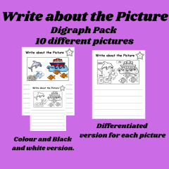 Write about the Picture Digraphs Pack