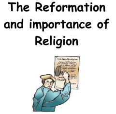 JC Workbook: Reformation