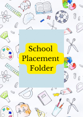 School Placement Folder Dividers