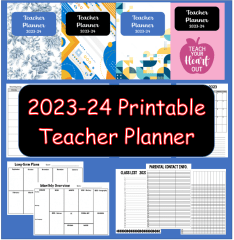 2023-24 Printable Teacher Planner