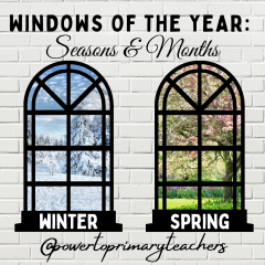 Windows of the Year: Seasons and Months Display