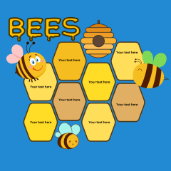 Bee theme display