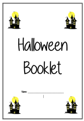 Halloween Booklet