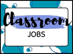 Classroom jobs