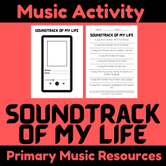 Back to School - Soundtrack of my Life - Music Activity