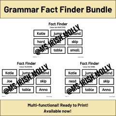 Grammar Fact Finder Bundle