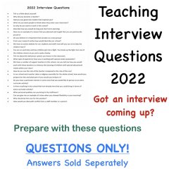 Teaching Interview Questions 2022