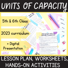 Units of Capacity Maths Lesson Plan │Hands-On Activities/Worksheets│5th/6th Class