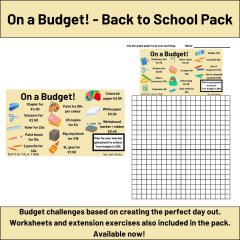 On a Budget! Back to School Pack - Ready, Set, Go Maths Games