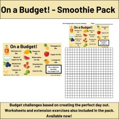 On a Budget! Smoothie Pack - Ready, Set, Go Maths Games