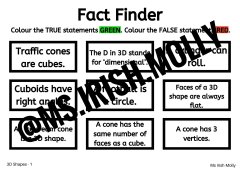 3D Shape Fact Finder