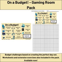 On a Budget! Gaming Room Pack - Ready, Set, Go Maths Games