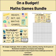 On a Budget! - Ready, Set, Go Maths Games