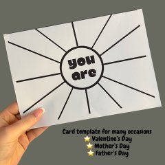 You are... Card Template