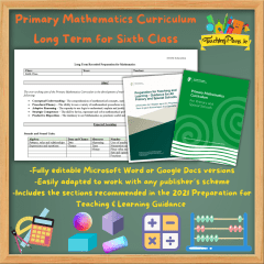 Primary Mathematics Curriculum Long Term Sixth Class