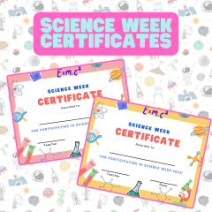 Science Quiz Certificates