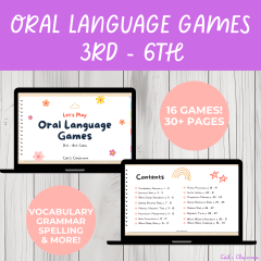 English Oral Language Games (3rd - 6th)