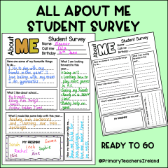 All About me Student Survey