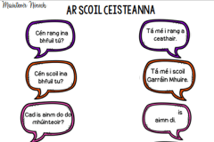 Ar Scoil - Ceisteanna copybook