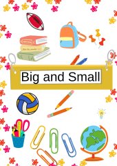 IDENTIFYING BIG AND SMALL ACTIVITIES FOR KIDS AND TODDLERS