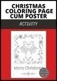 Christmas Coloring page cum Poster