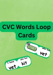 CVC Words Loop Cards