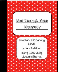 Term 1 and 2 Planning Bundle - 1st and 2nd Class multigrade (Termly plans, Weekly plans and Themes)