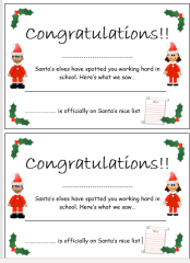 Certificates from Santa (2)