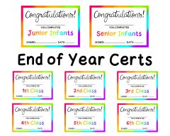 End of Year Certs