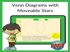 Boom Cards-Solve Problems Using Venn Diagrams
