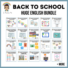 HUGE Back to School Bundle ENGLISH