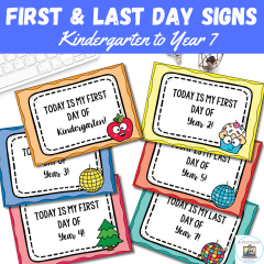 First & Last Day Signs (Australia)