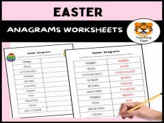 Easter Word Scramble: Fun Educational Activity for Kids!