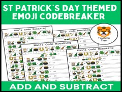 Ultimate St. Patrick's Day Math Codebreaker