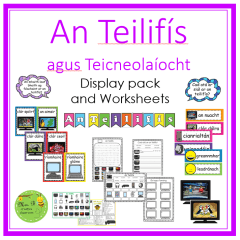 An Teilifís Display Pack and Worksheets.