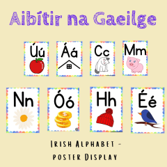Aibítir na Gaeilge - Póstaeir
