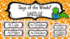 Days of week GAEILGE preview