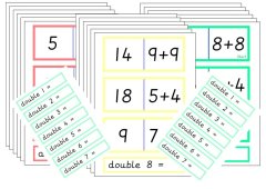 Doubles and Near Doubles Chain Cards